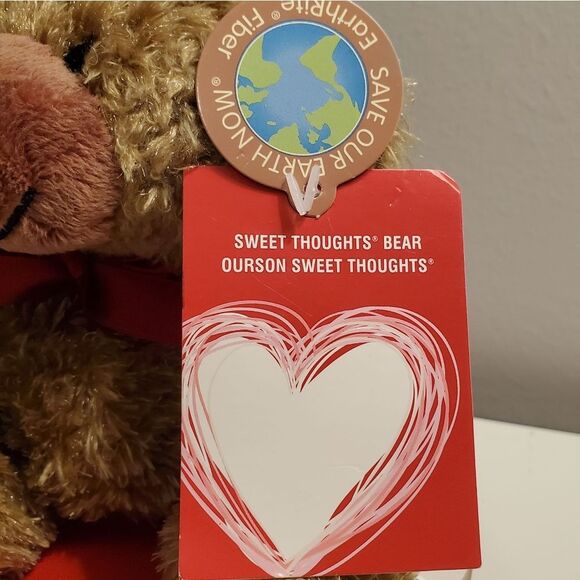 🌺 3/$25  Sweet Thoughts Bear, 6" plush - Picture 2 of 7